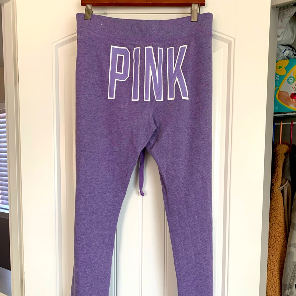 Pink flare sweats